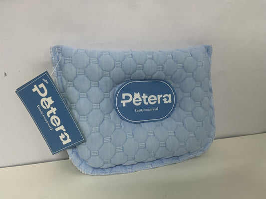【Petera Light Blue Baby Headrest Pillow】—— Gentle Support for Baby’s Comfort