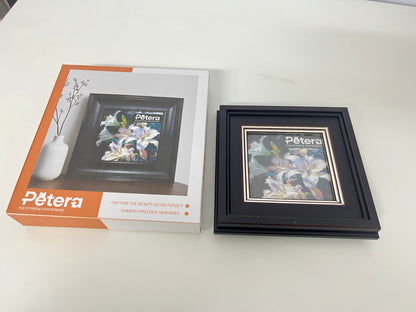 【Petera Black Polystyrene Picture Frame】—— Elegant Decor for Cherished Memories