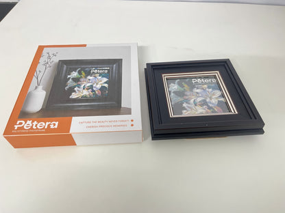 【Petera Black Polystyrene Picture Frame】—— Elegant Decor for Cherished Memories