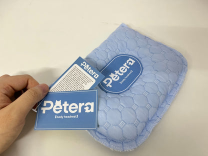 【Petera Light Blue Baby Headrest Pillow】—— Gentle Support for Baby’s Comfort