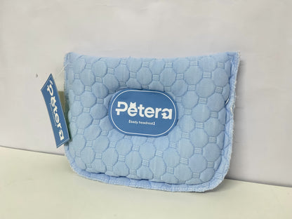 【Petera Light Blue Baby Headrest Pillow】—— Gentle Support for Baby’s Comfort