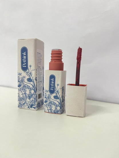 Pethink Retro Blue-Tone Lip Glaze Velvet Matte Texture A High-End Atmosphere Item for Daily Makeup