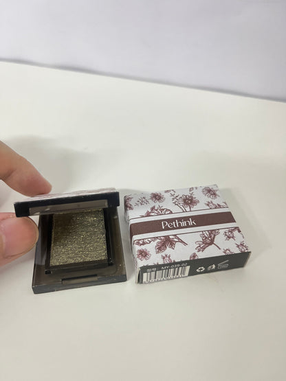 Pethink Gilded Glitter Single Eyeshadow Sparkle Texture An Accent Item for Eye Makeup Atmosphere