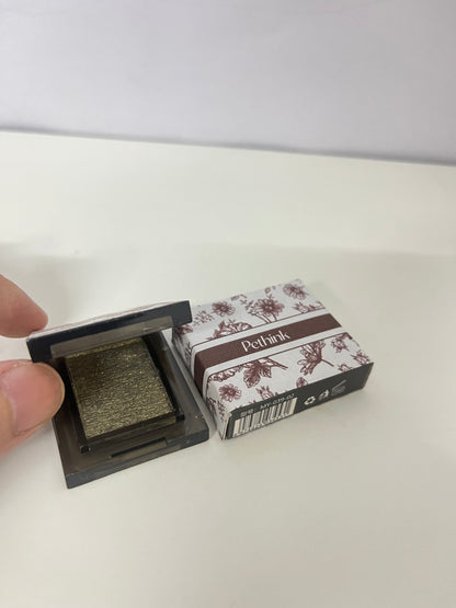 Pethink Gilded Glitter Single Eyeshadow Sparkle Texture An Accent Item for Eye Makeup Atmosphere