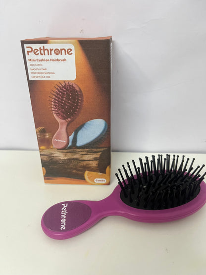[Pethrone Combs]-Mini Cushion Hairbrush - Portable Anti-Static Massage Comb