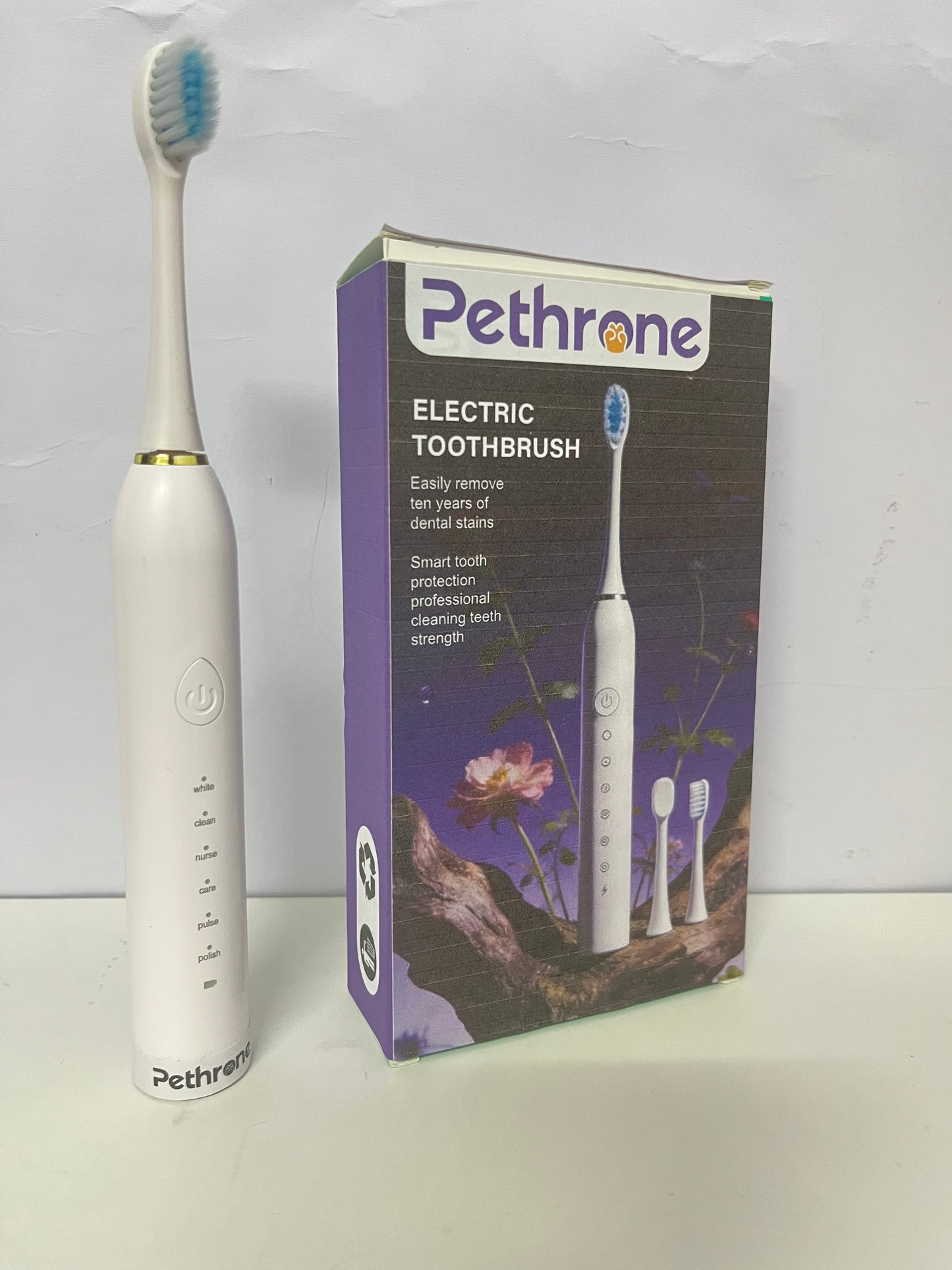 [Pethrone Electrical toothbrushes]-Multi-Mode Electric Toothbrush - Adult Soft Bristle Sonic Vibration Whitening Toothbrush