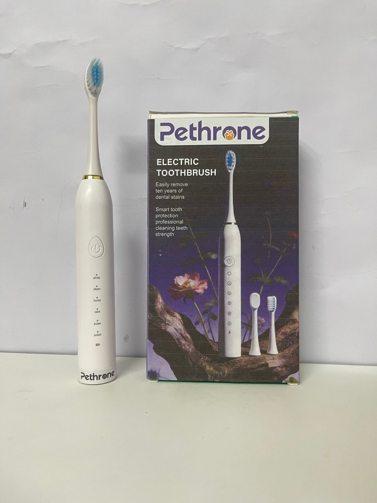 [Pethrone Electrical toothbrushes]-Multi-Mode Electric Toothbrush - Adult Soft Bristle Sonic Vibration Whitening Toothbrush