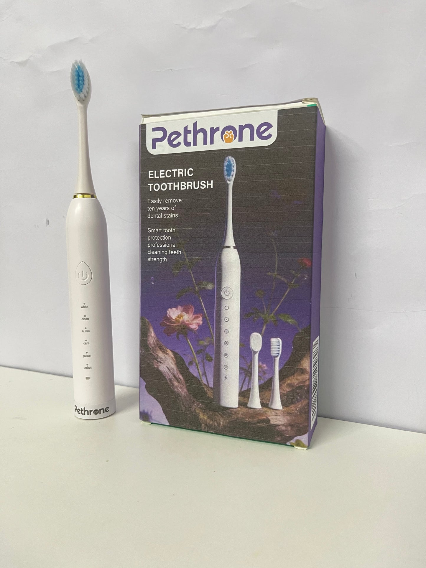 [Pethrone Electrical toothbrushes]-Multi-Mode Electric Toothbrush - Adult Soft Bristle Sonic Vibration Whitening Toothbrush