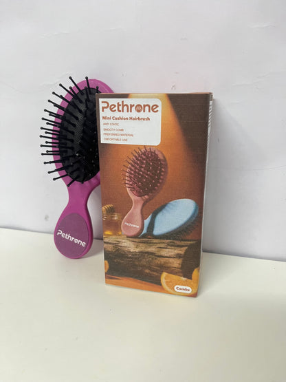 [Pethrone Combs]-Mini Cushion Hairbrush - Portable Anti-Static Massage Comb