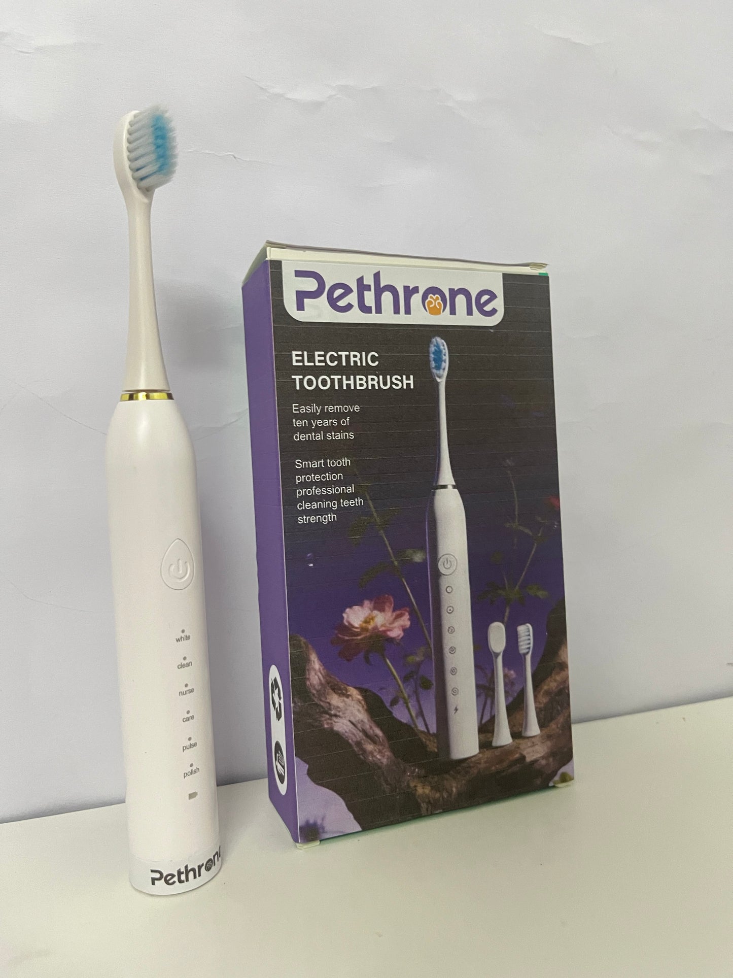 [Pethrone Electrical toothbrushes]-Multi-Mode Electric Toothbrush - Adult Soft Bristle Sonic Vibration Whitening Toothbrush