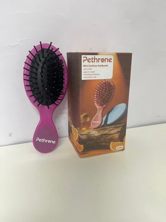 [Pethrone Combs]-Mini Cushion Hairbrush - Portable Anti-Static Massage Comb