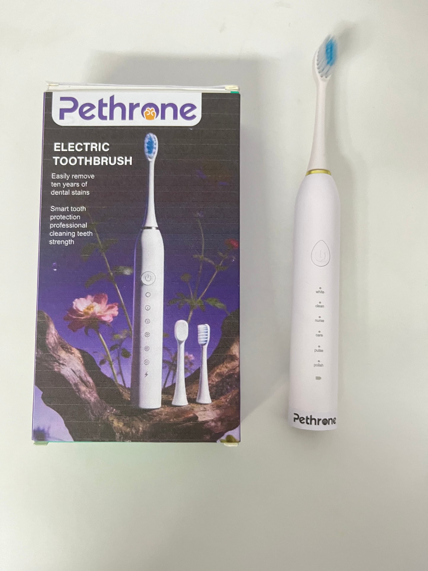 [Pethrone Electrical toothbrushes]-Multi-Mode Electric Toothbrush - Adult Soft Bristle Sonic Vibration Whitening Toothbrush
