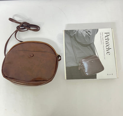 Petwelve Crossbody bags Small Crossbody Bags for Women Vegan Leather Cell phone Purses Mini Shoulder Handbags with Wide Strap