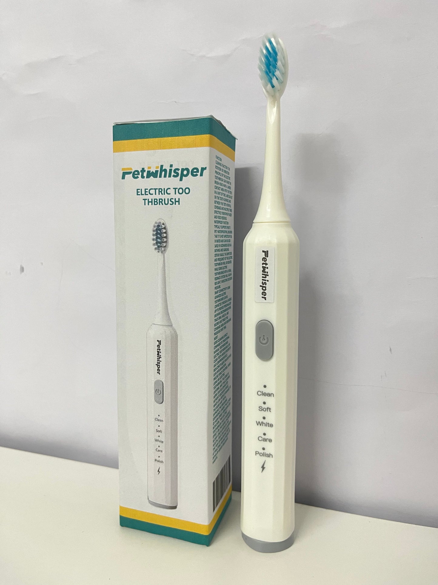 【PetWhisper Multi-Mode Electrical Toothbrush】—— Versatile Care for Oral Hygiene