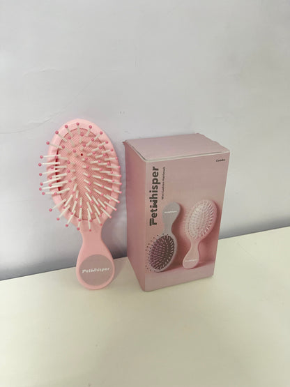 【PetWhisper Mini Cushion Hairbrush】—— Gentle & Portable Hair Grooming Tool