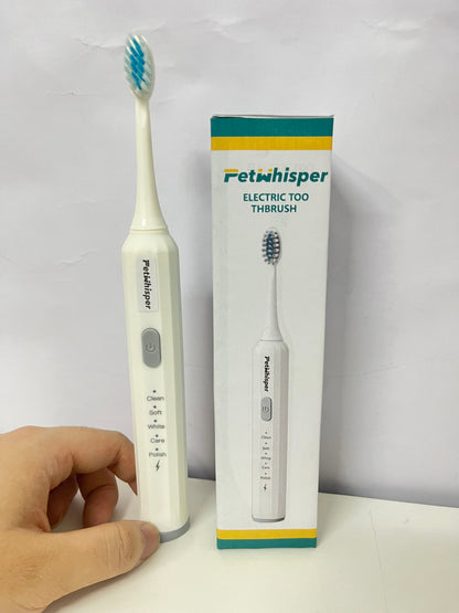 【PetWhisper Multi-Mode Electrical Toothbrush】—— Versatile Care for Oral Hygiene