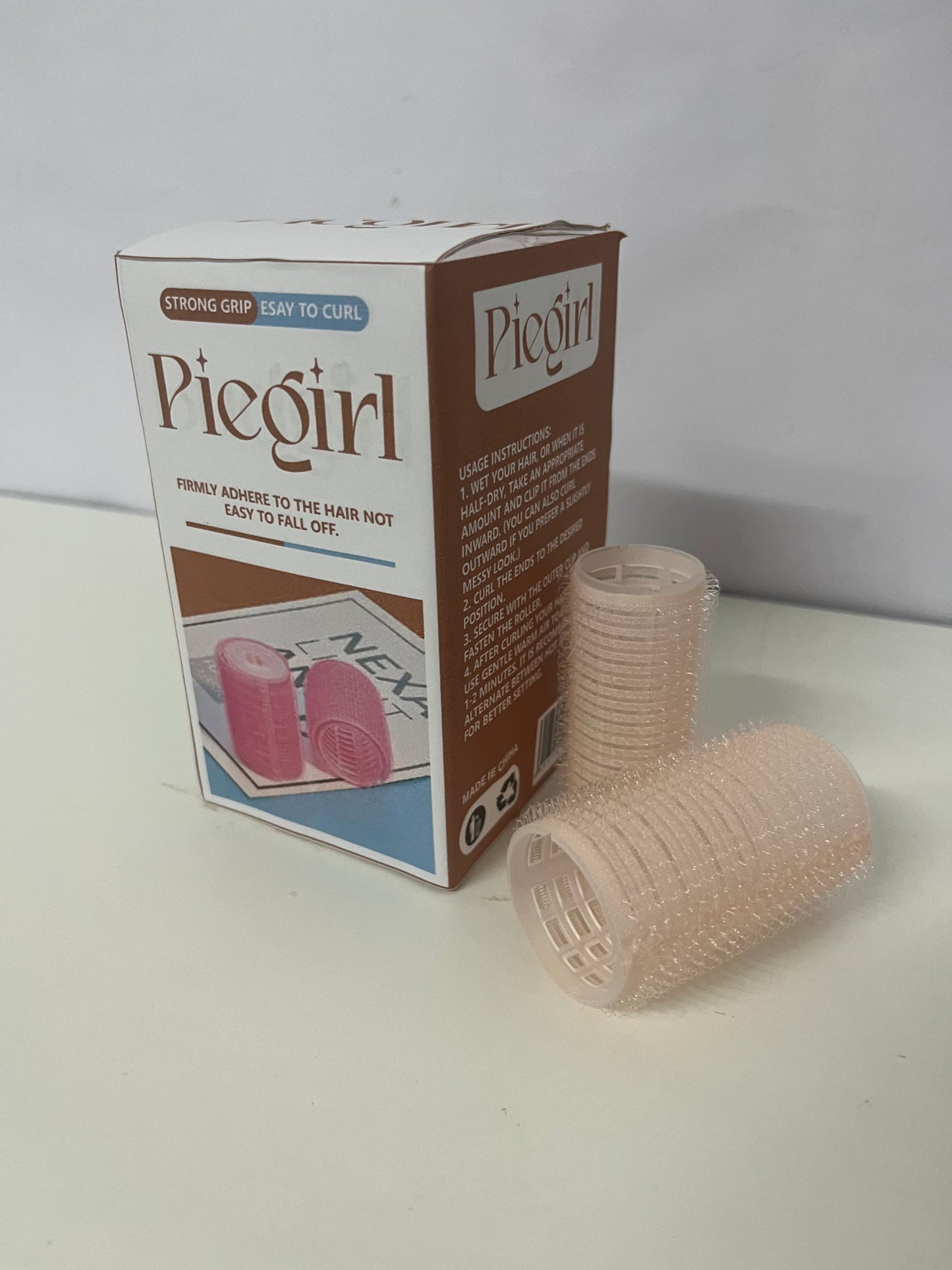 [Piegirl Non-electric hair rollers]——Piegirl Self-Grip Non-Electric Hair Rollers - Effortless Volume & Curls Without Heat Damage
