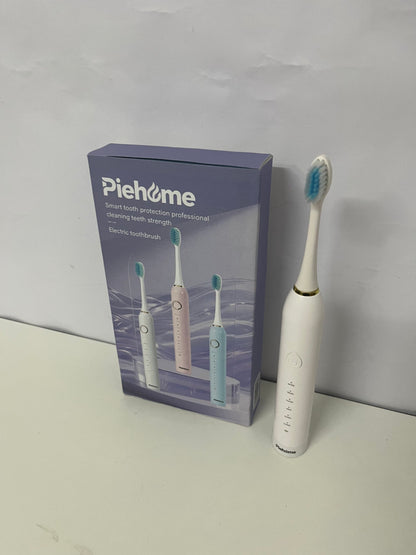 【Piehome Electrical toothbrushes】——Piehome Sonic Electric Toothbrush - 6 Cleaning Modes, Gum Care & Teeth Whitening, Waterproof Rechargeable Toothbrush for Adults & Couples