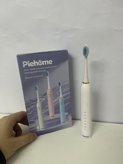 【Piehome Electrical toothbrushes】——Piehome Sonic Electric Toothbrush - 6 Cleaning Modes, Gum Care & Teeth Whitening, Waterproof Rechargeable Toothbrush for Adults & Couples
