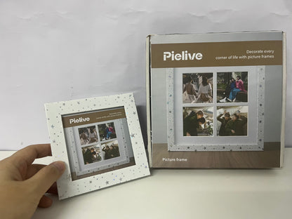 [Pielive Picture frames]——Pielive Starlight 4-Opening Collage Frame - Cute Desktop Picture Display Frame