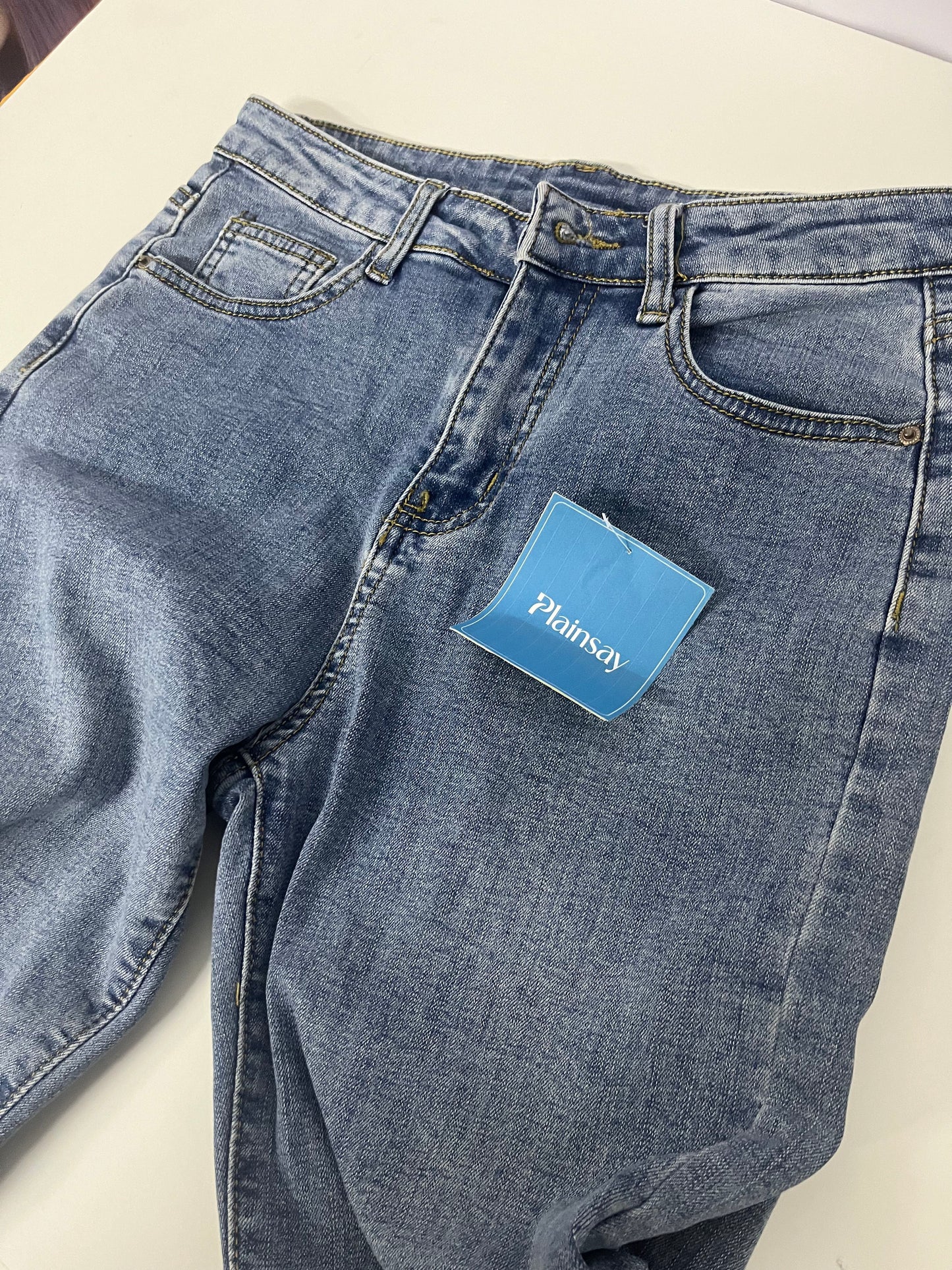 【Plainsay Jeans】——Plainsay Vintage Washed Stretch Jeans - Your Everyday American Classic