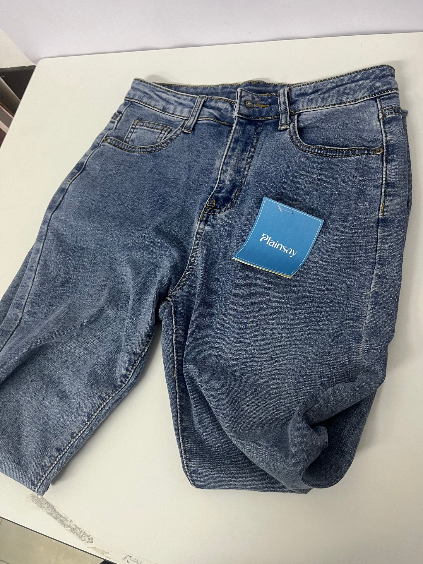 【Plainsay Jeans】——Plainsay Vintage Washed Stretch Jeans - Your Everyday American Classic
