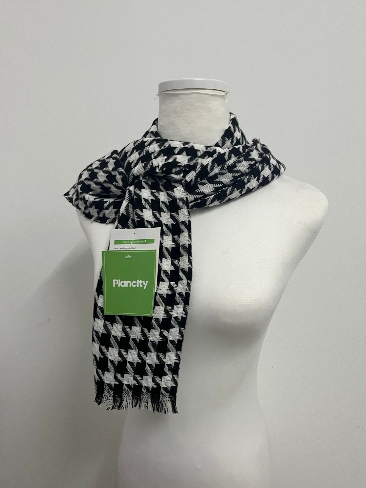 Plancity Classic Houndstooth Scarf, Autumn and Winter Warm & Versatile Fashion Scarf
