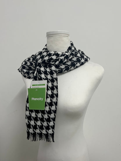 Plancity Classic Houndstooth Scarf, Autumn and Winter Warm & Versatile Fashion Scarf