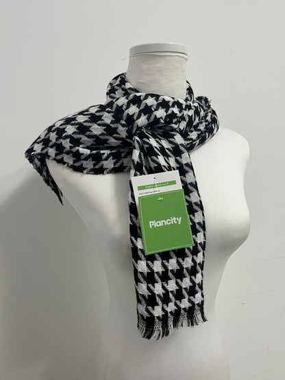 Plancity Classic Houndstooth Scarf, Autumn and Winter Warm & Versatile Fashion Scarf