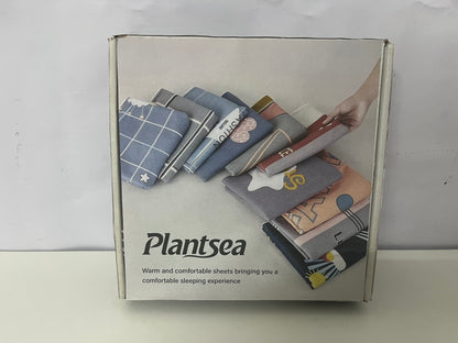 【Plantsea Peach Accent Bed Sheets】—— Warm & Cozy Sleep Experience