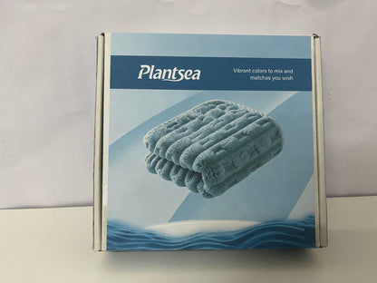【Plantsea Striped Microfiber Towel】—— Cozy Blend of Softness & Absorbency