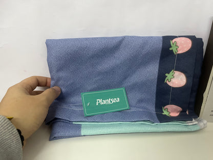 【Plantsea Peach Accent Bed Sheets】—— Warm & Cozy Sleep Experience