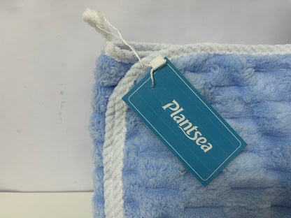 【Plantsea Striped Microfiber Towel】—— Cozy Blend of Softness & Absorbency