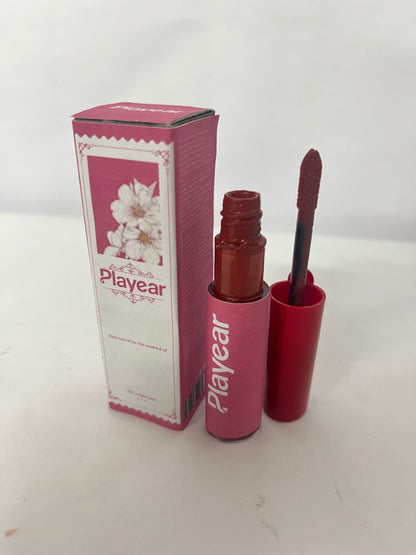 Playear Glossy Lip Stain - 2-in-1 Hydrating Gloss-to-Tint Lip Color - Infused with Antioxidant-Rich Guava, Lychee & Squalane