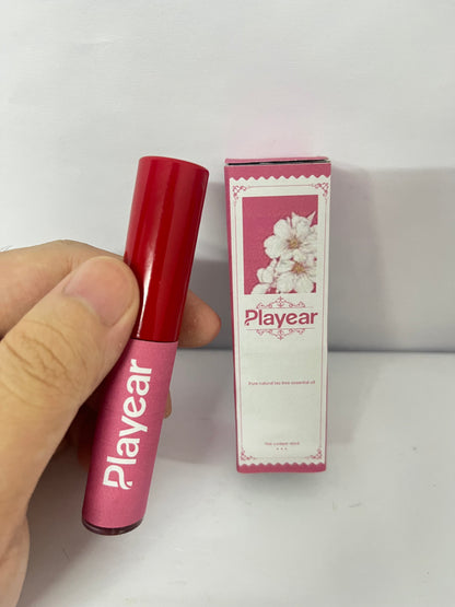 Playear Glossy Lip Stain - 2-in-1 Hydrating Gloss-to-Tint Lip Color - Infused with Antioxidant-Rich Guava, Lychee & Squalane