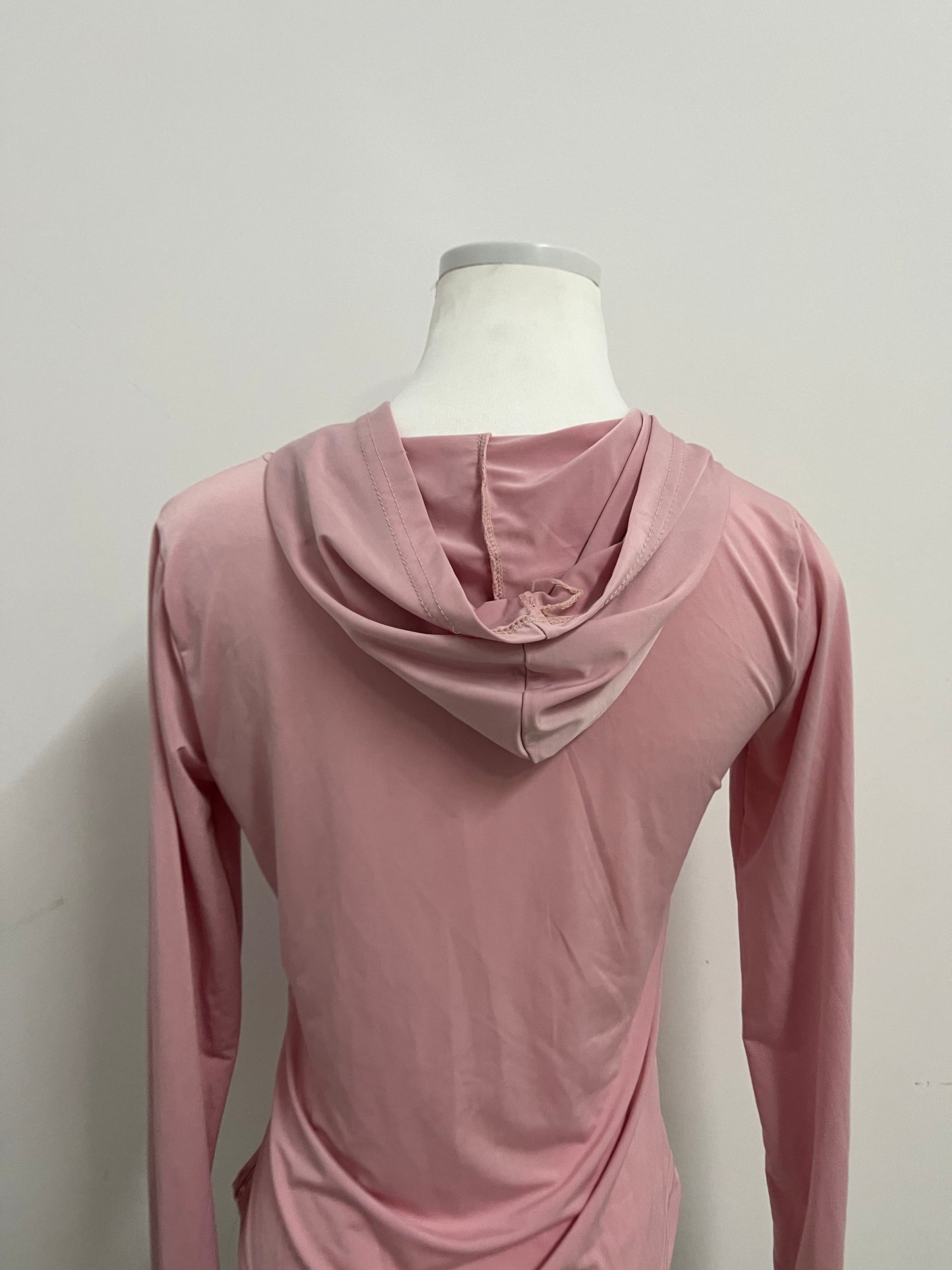 Playouth Pink Athletic Shirt - Moisture-Wicking Hooded Jacket for Active Lifestyles