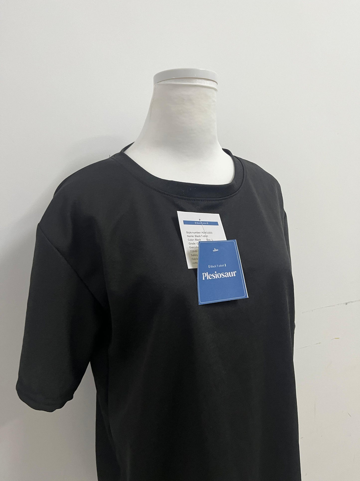 Plesiosaur T-shirts Black Simple T - shirt —— Versatile Basic Item, New Comfort Experience