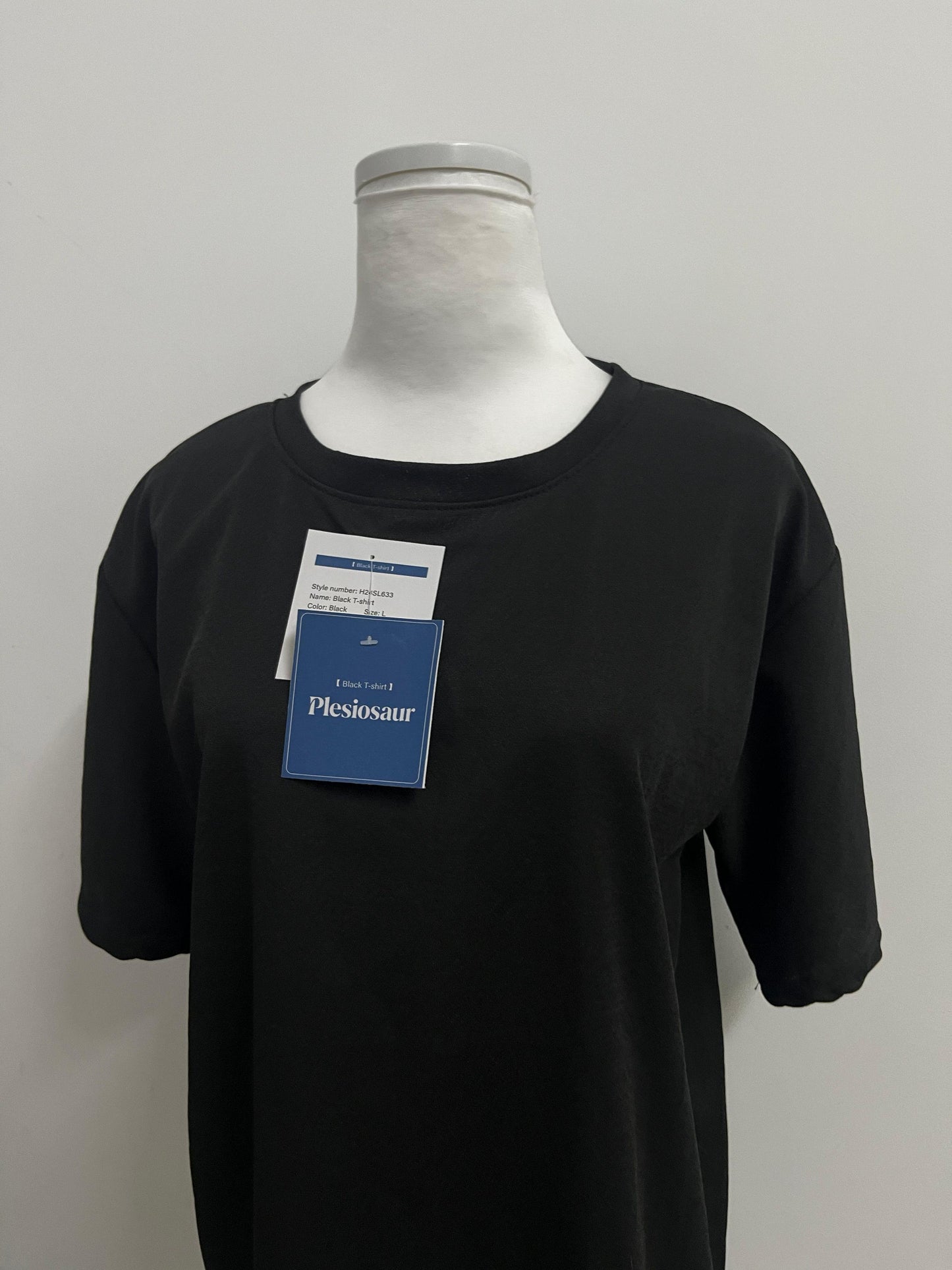 Plesiosaur T-shirts Black Simple T - shirt —— Versatile Basic Item, New Comfort Experience