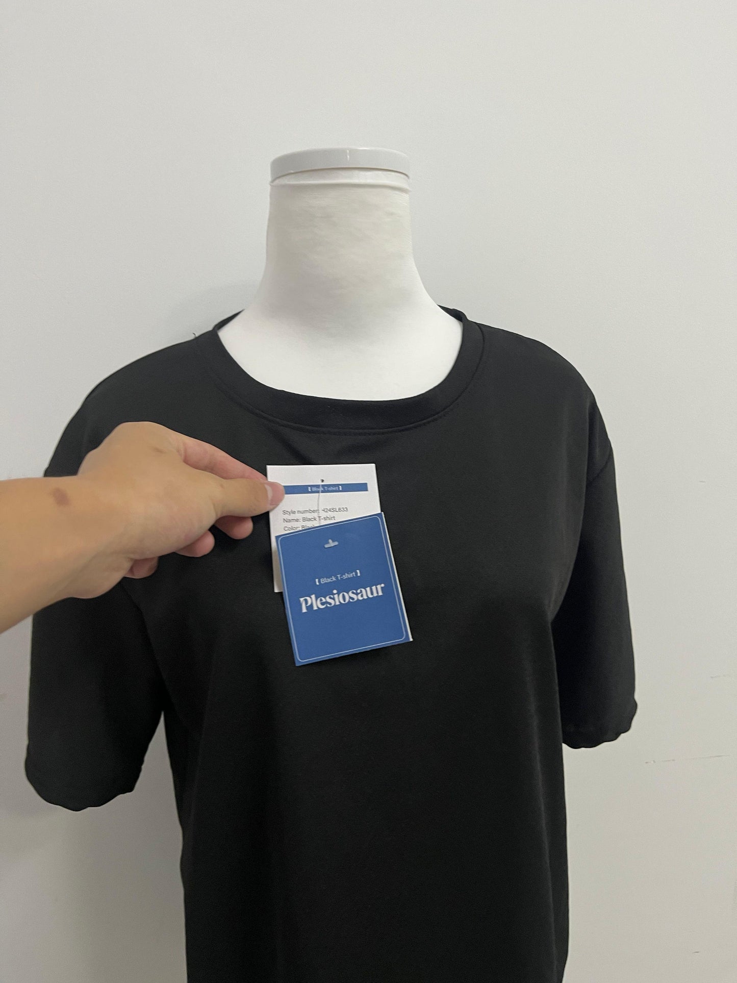 Plesiosaur T-shirts Black Simple T - shirt —— Versatile Basic Item, New Comfort Experience