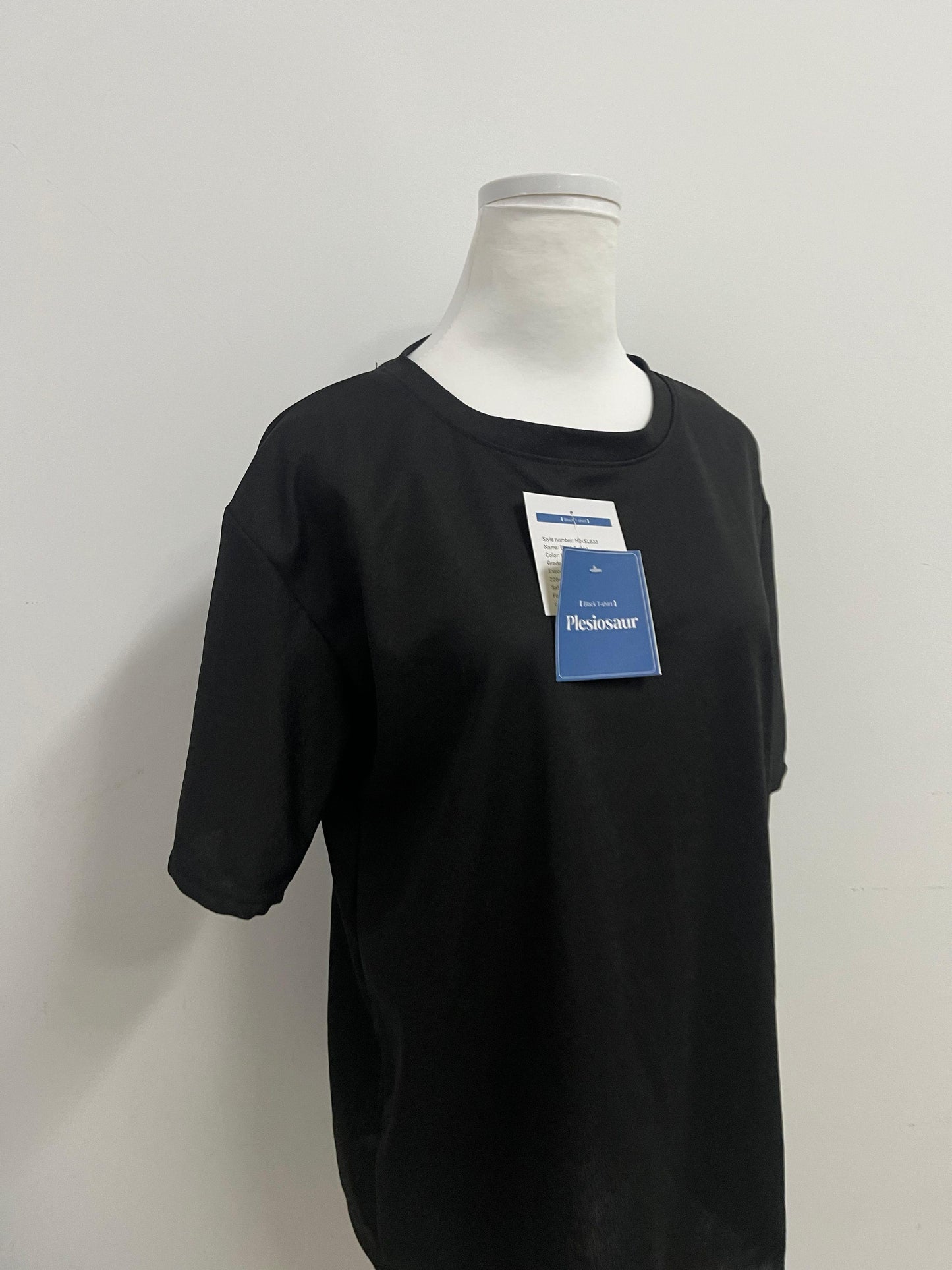 Plesiosaur T-shirts Black Simple T - shirt —— Versatile Basic Item, New Comfort Experience