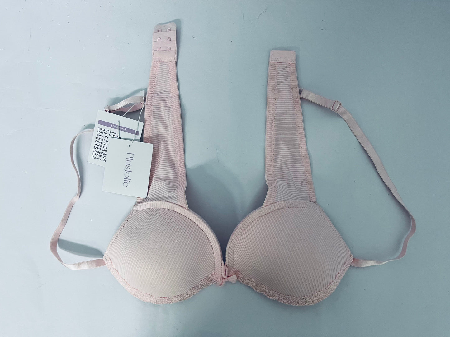 PlusJolie Underwear Women's Tailored Underwire Molded Plunge T-Shirt Bra