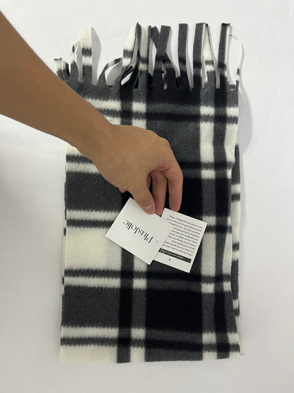 PlusJolie Neckerchiefs Cashmere Feel Tartan Plaid Scarf - Classic Winter Scarf for Men & Women, Scottish Heritage Holiday Gift