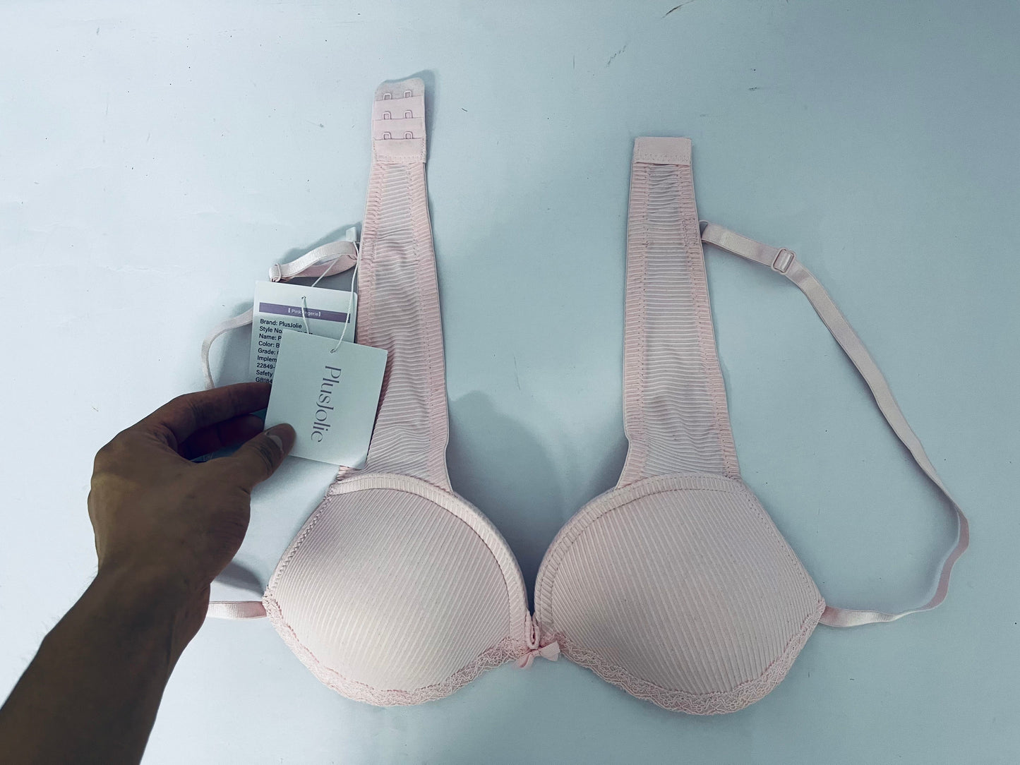 PlusJolie Underwear Women's Tailored Underwire Molded Plunge T-Shirt Bra
