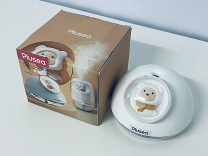 Plusea Cute Bear Humidifier Fine Mist Quiet Humidification An Air Nourishing Companion for Home and Office