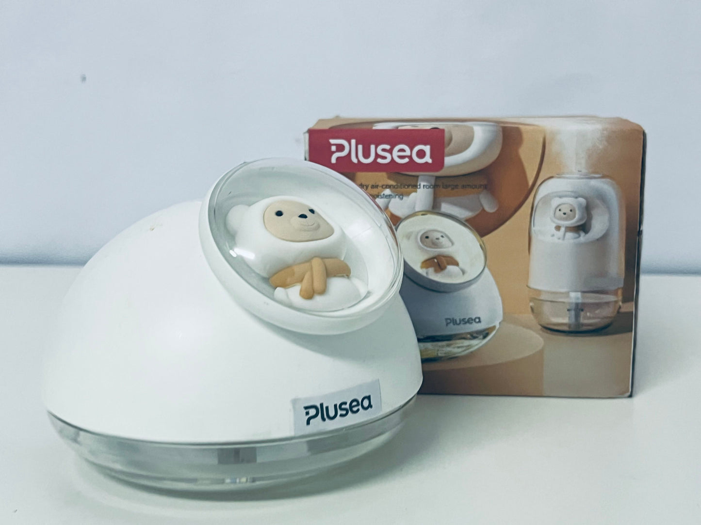Plusea Cute Bear Humidifier Fine Mist Quiet Humidification An Air Nourishing Companion for Home and Office