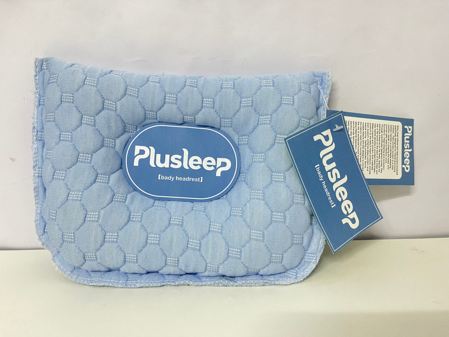 【Plusleep Light Blue Body Headrest Pillow】—— Cozy Companion for Relaxation