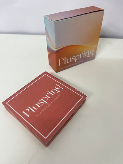 Pluspring 4-Color Eyeshadow Palette Warm Brown Versatile Pigmented & Long-Lasting A Daily Essential for Eye Makeup