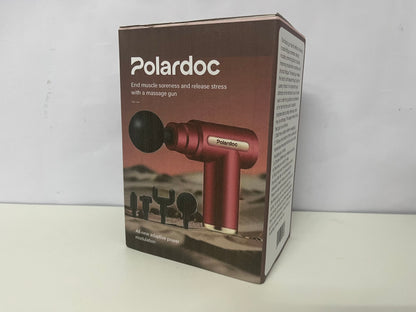 【Polardoc Portable Massage Gun】—— Adaptive Relief for Sore Muscles & Stress