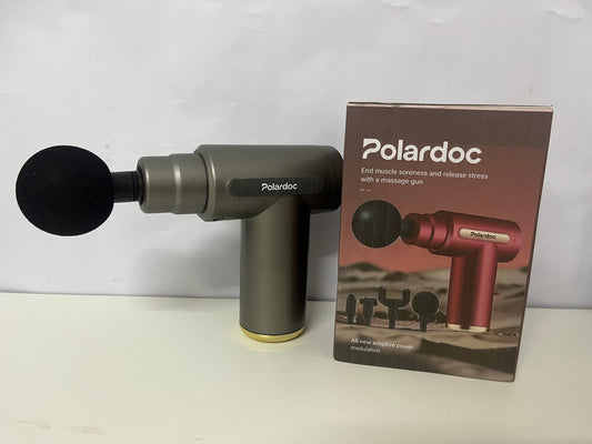 【Polardoc Portable Massage Gun】—— Adaptive Relief for Sore Muscles & Stress
