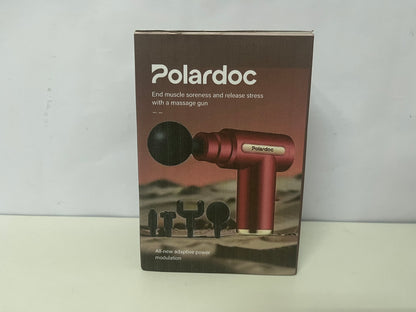 【Polardoc Portable Massage Gun】—— Adaptive Relief for Sore Muscles & Stress